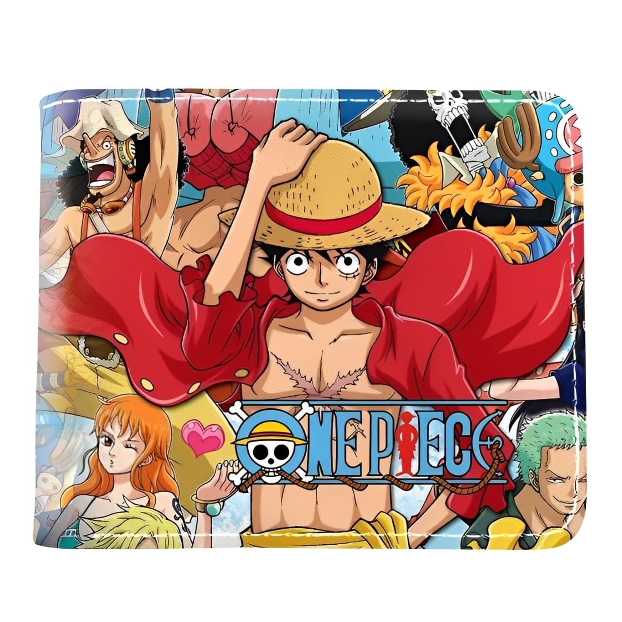 porte monnaie one piece mugiwara nouveau monde 1