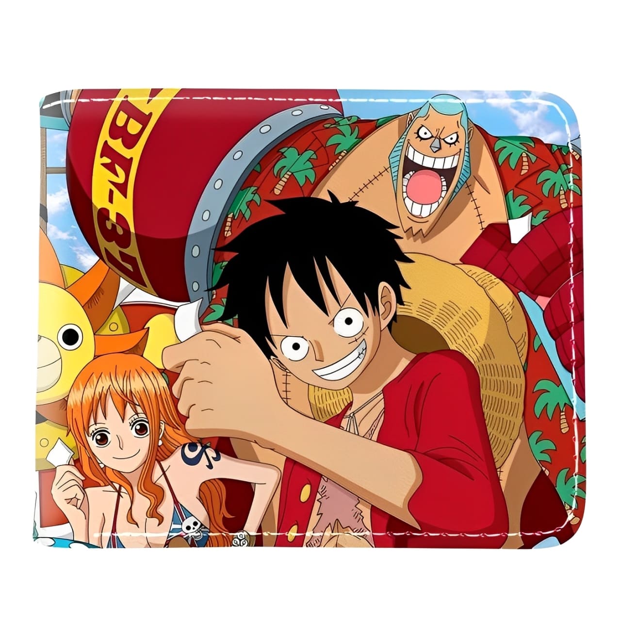 porte monnaie one piece thousand sunny 1