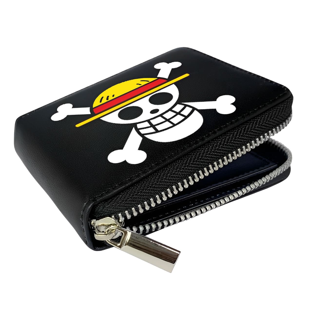 portefeuille one piece cuir jolly roger luffy 2