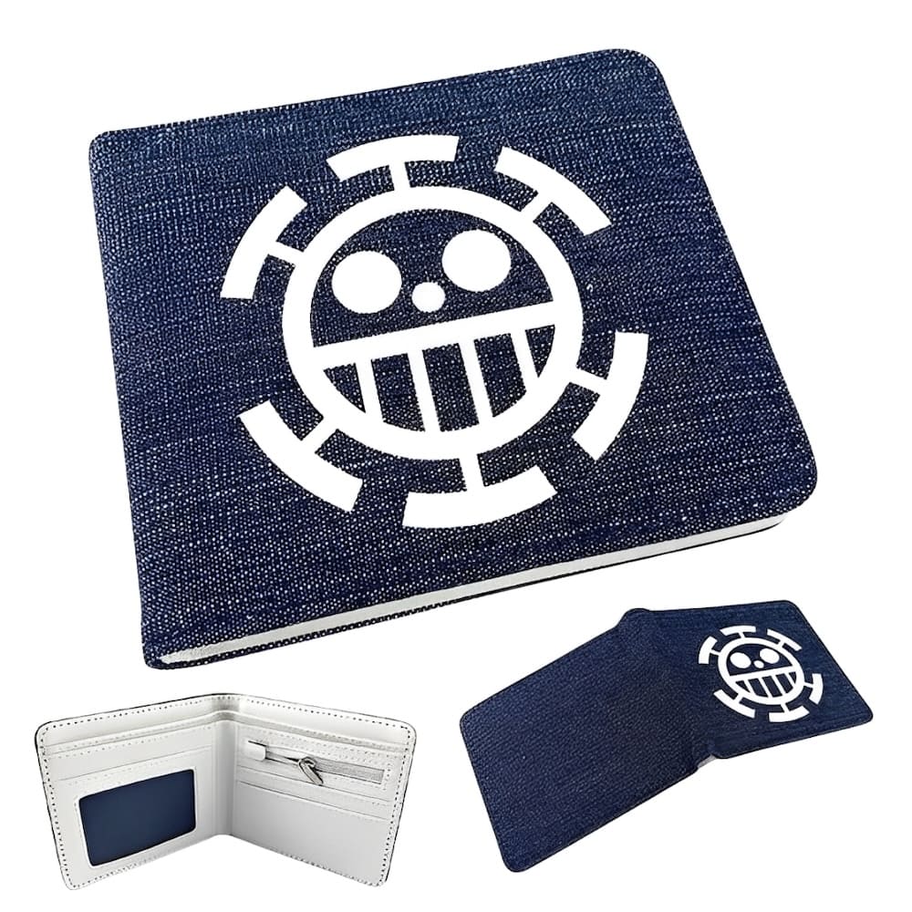 portefeuille one piece denim trafalgar law