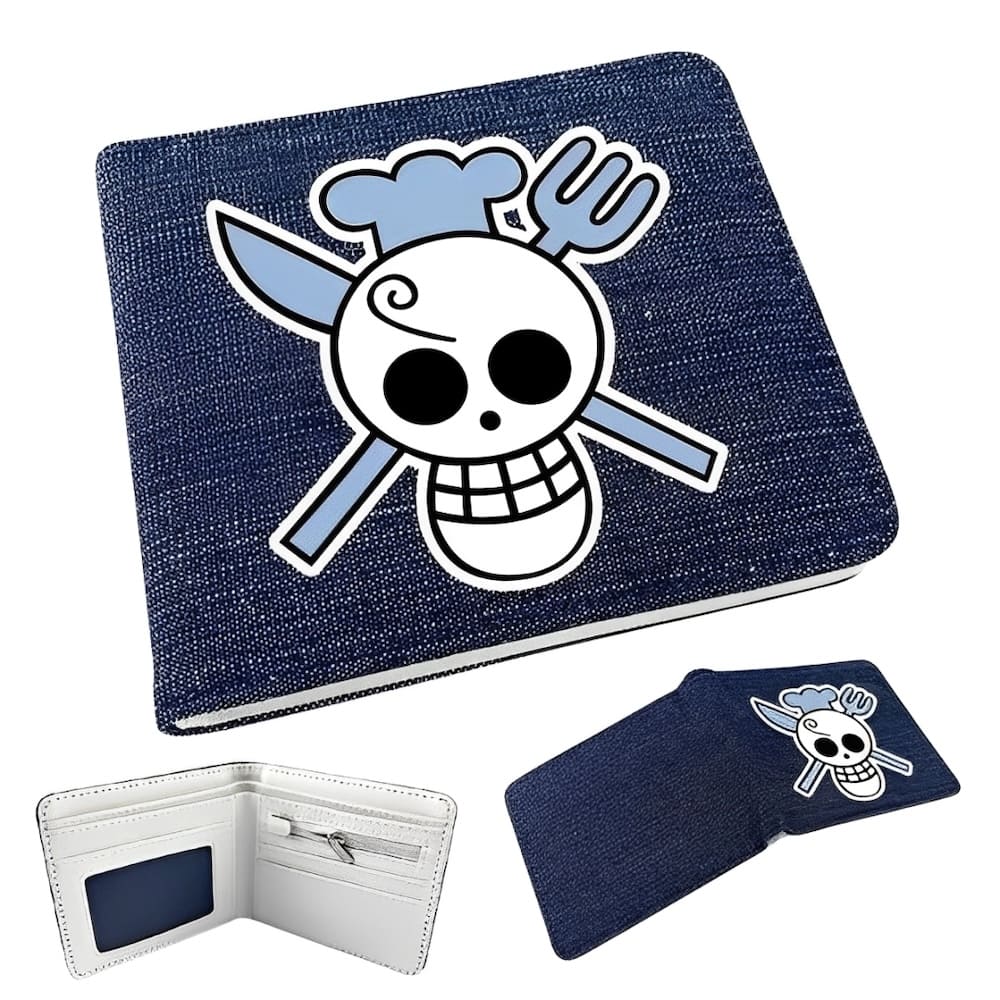portefeuille one piece denim vinsmoke sanji