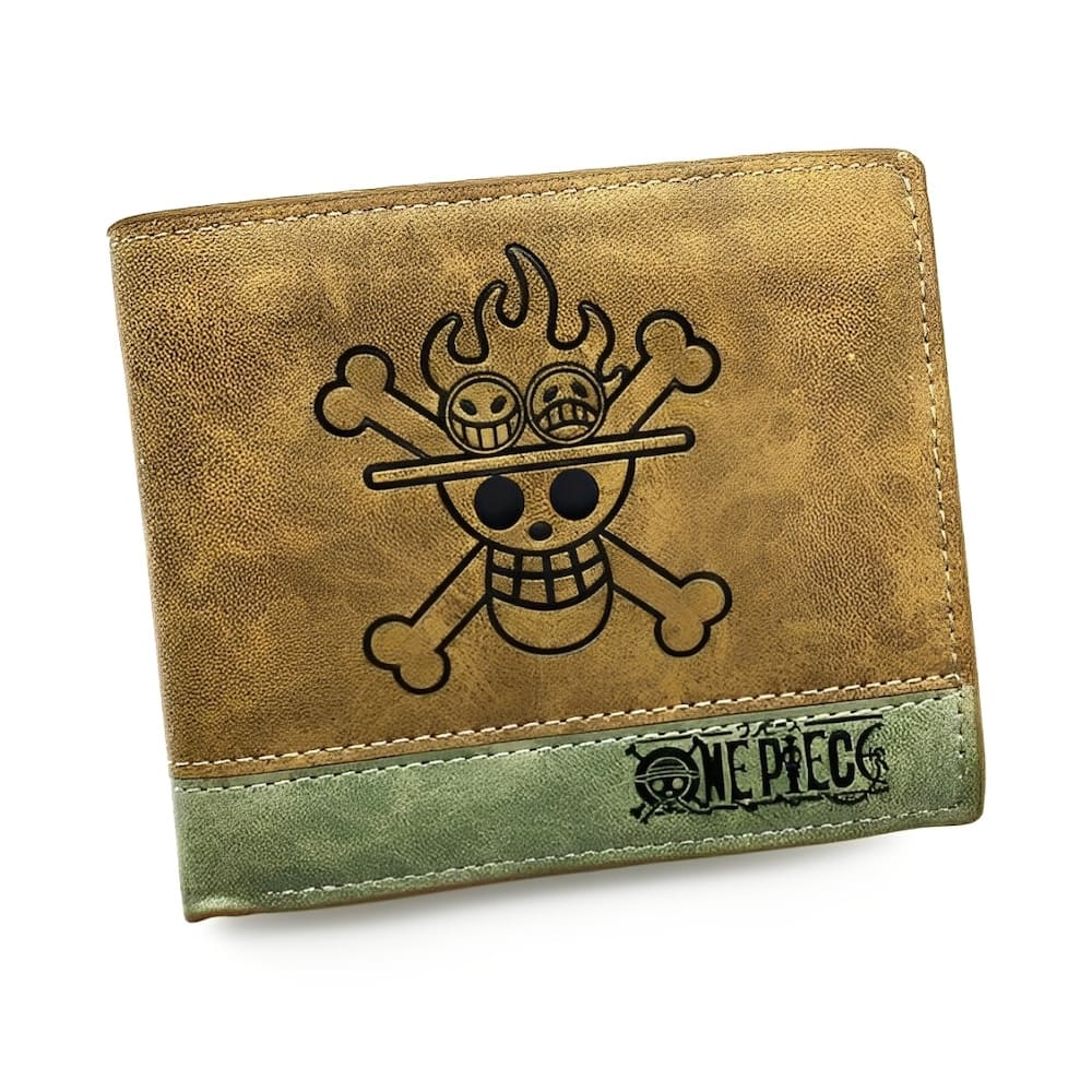portefeuille one piece jolly roger portgas ace 1