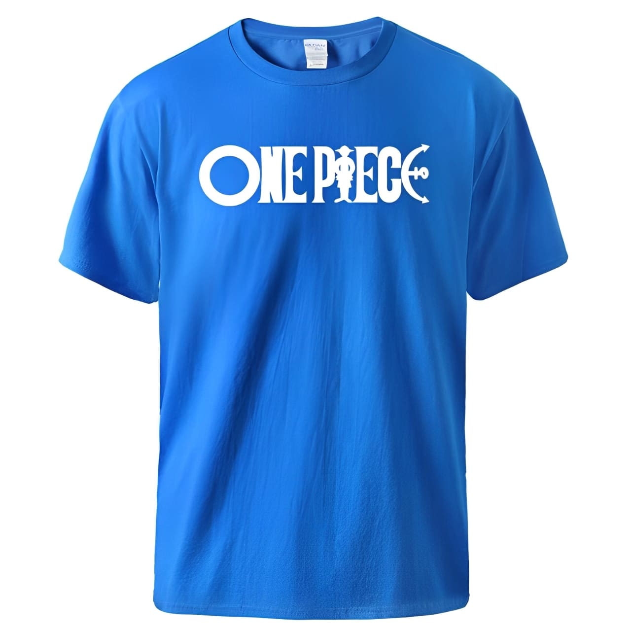 t shirt one piece bleu