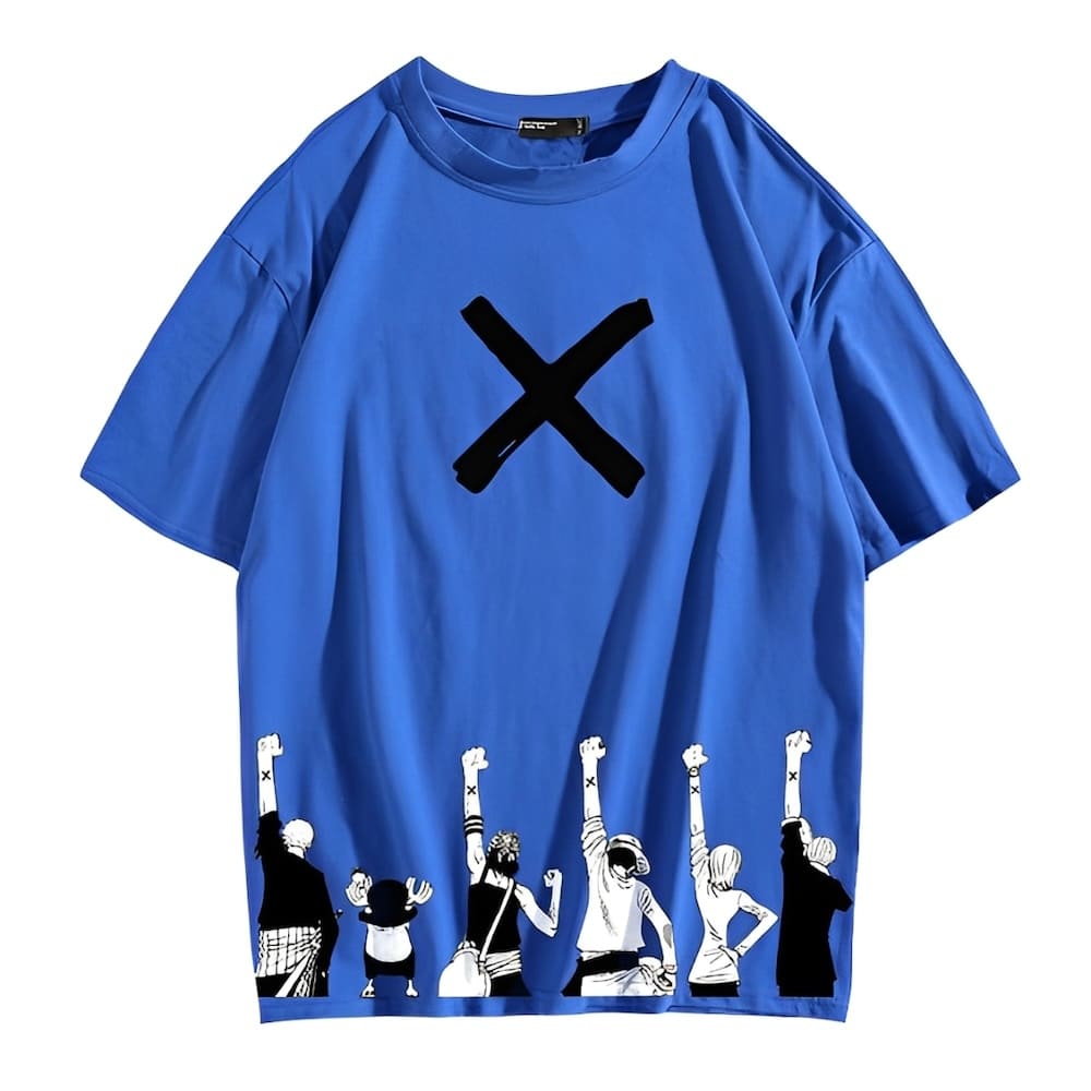 t shirt one piece shadows mugiwara alabasta bleu