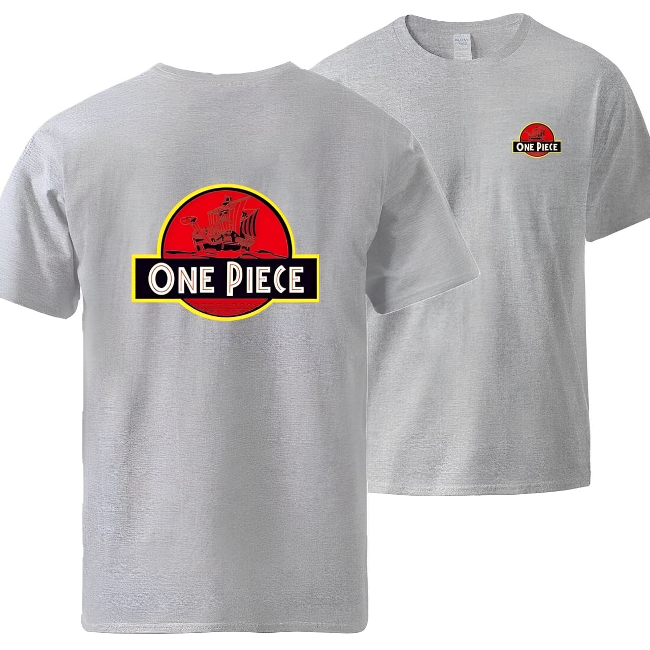 t shirt one piece jurassic vogue merry gris