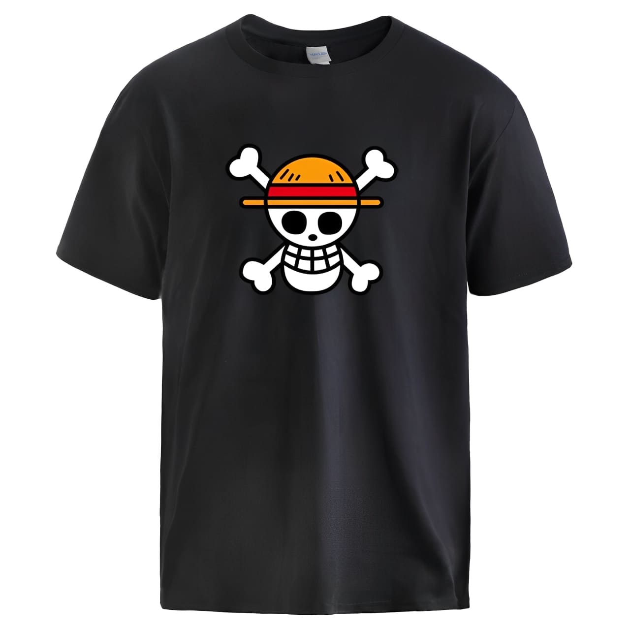 t shirt one piece logo noir