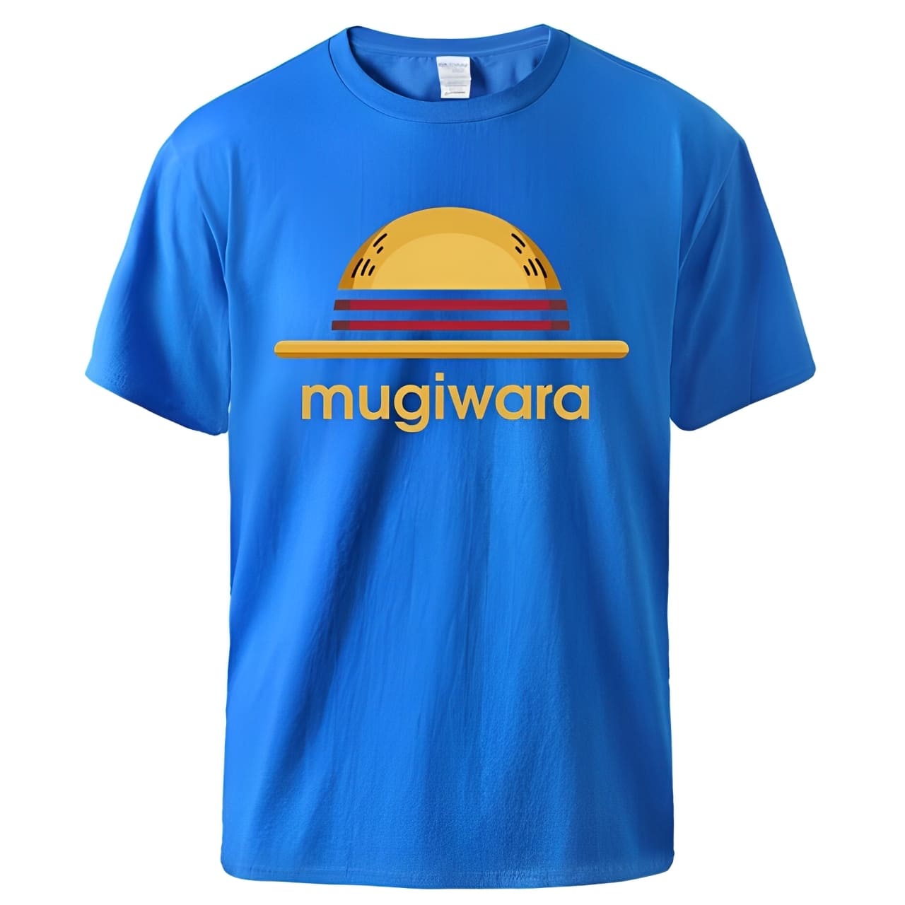 t shirt one piece mugiwara bleu