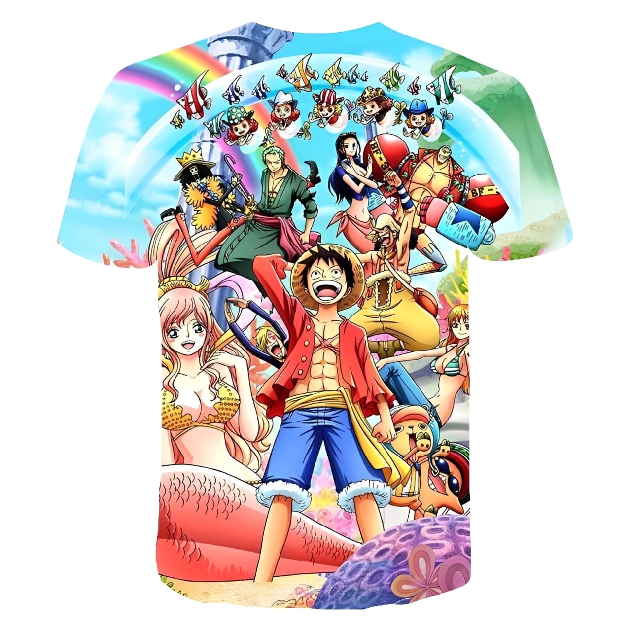 t shirt one piece mugiwara shirahoshi 2