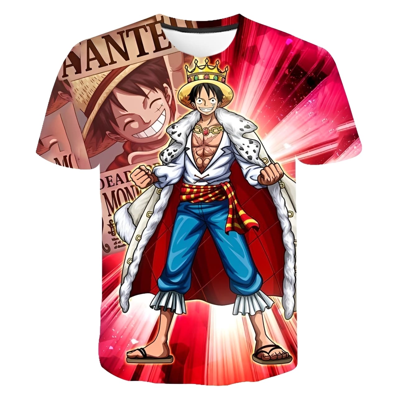t shirt one piece prime monkey luffy 1