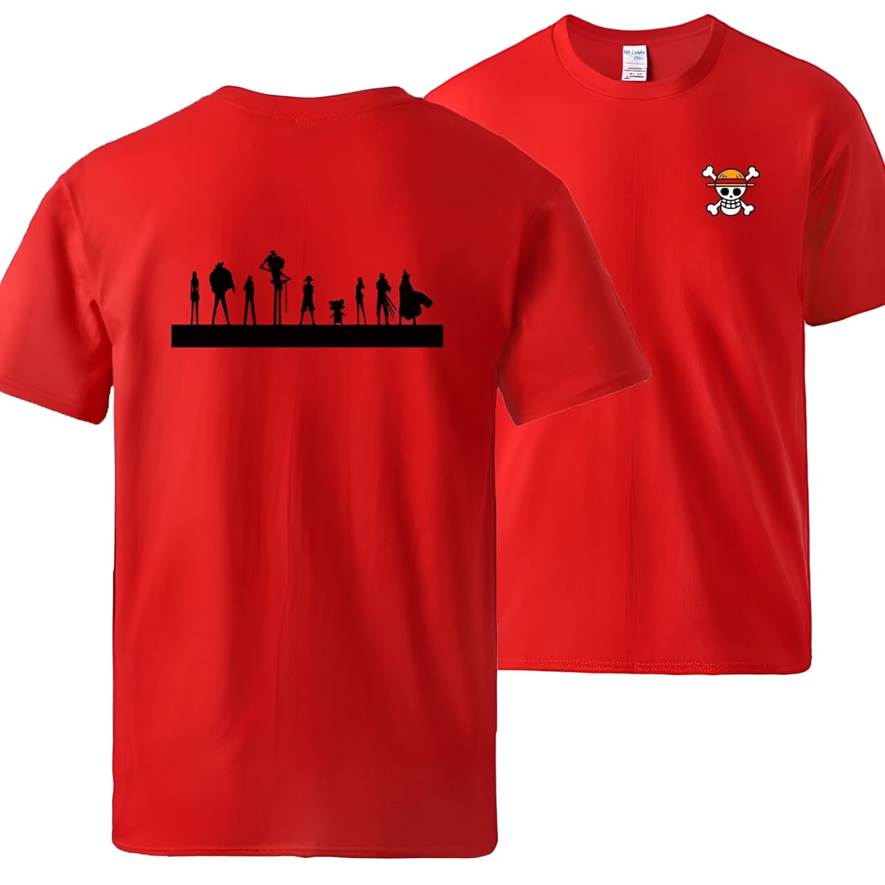 t shirt one piece mugiwara shadows rouge