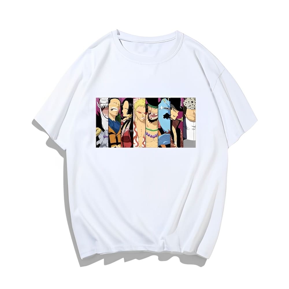 t shirt one piece shichibukai white