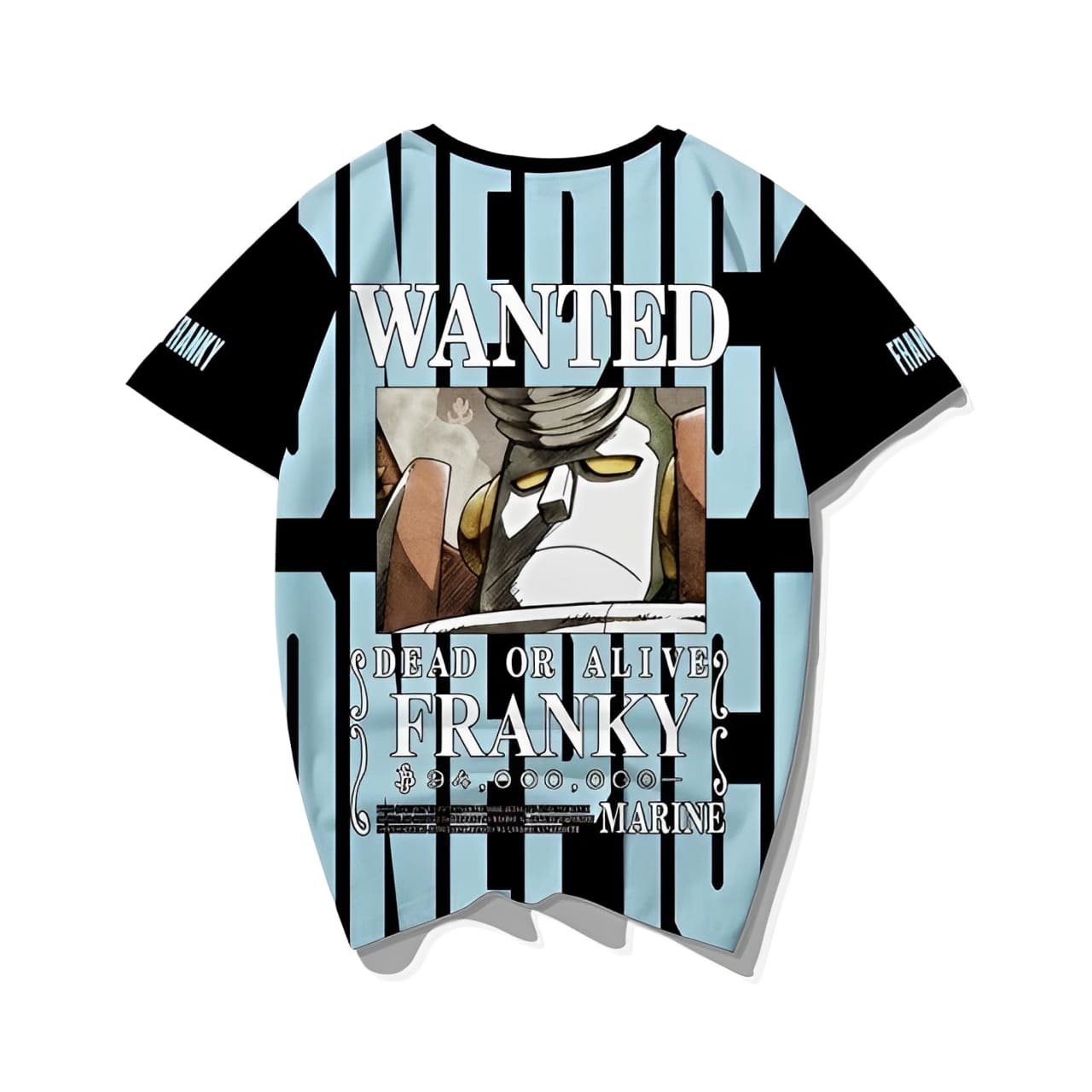 t shirt one piece wanted franky 3