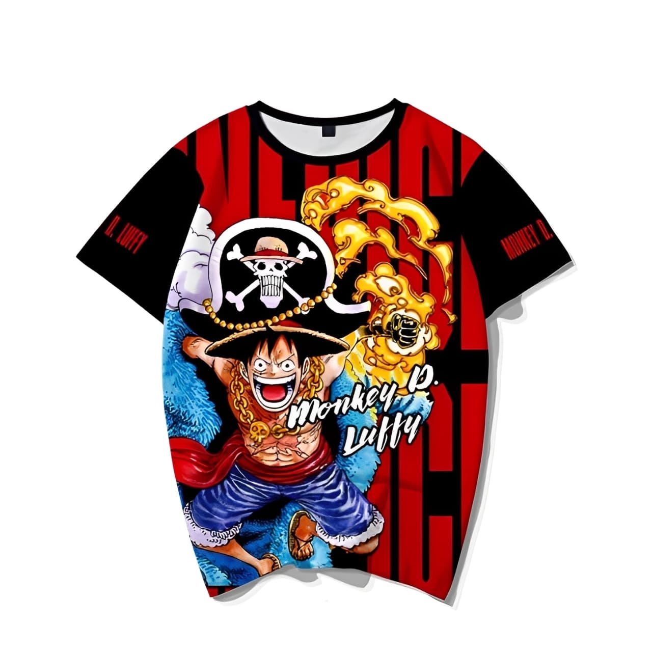 t shirt one piece wanted monkey luffy 2