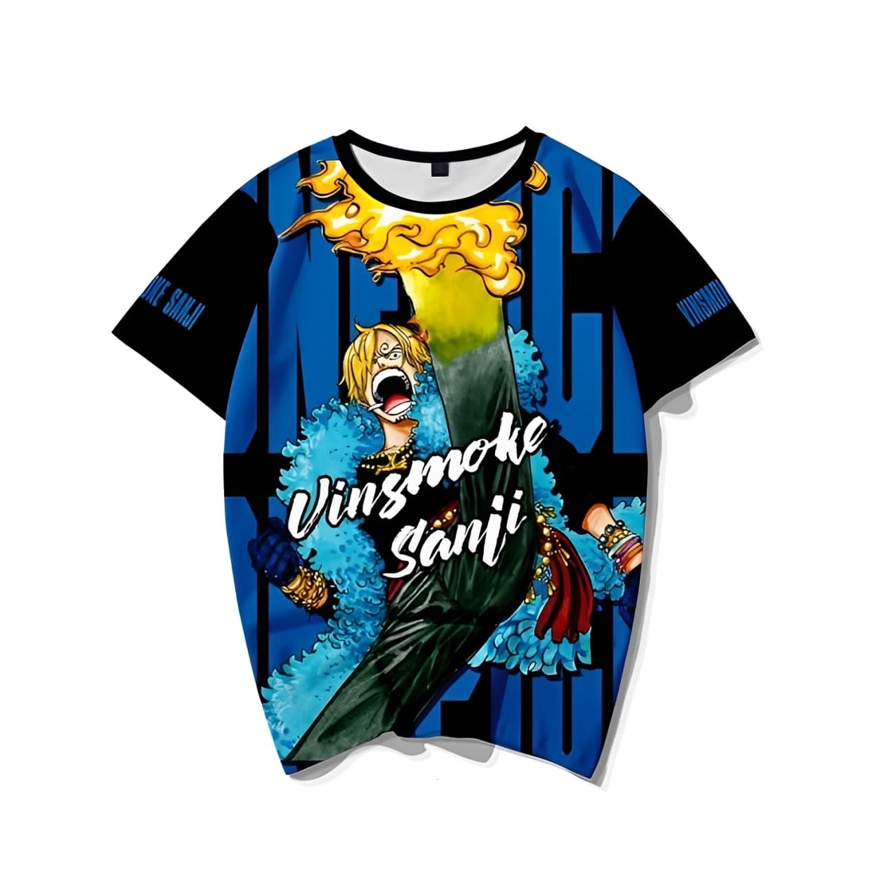 t shirt one piece wanted vinsmoke sanji 2