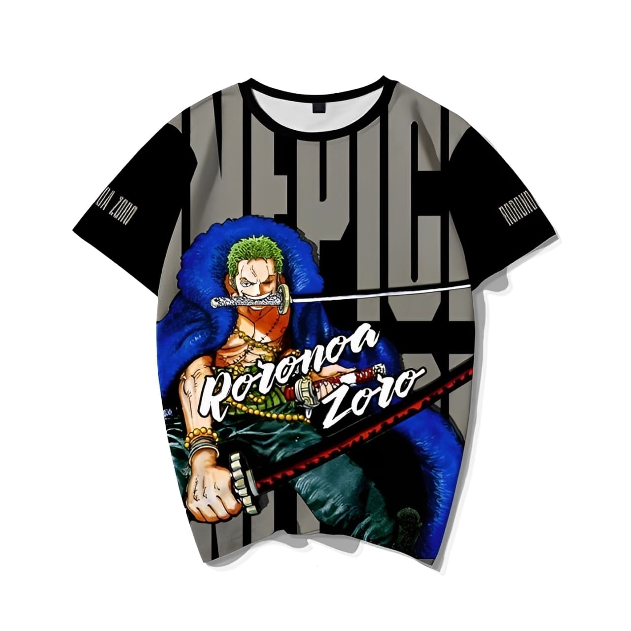 t shirt one piece wanted roronoa zoro 2