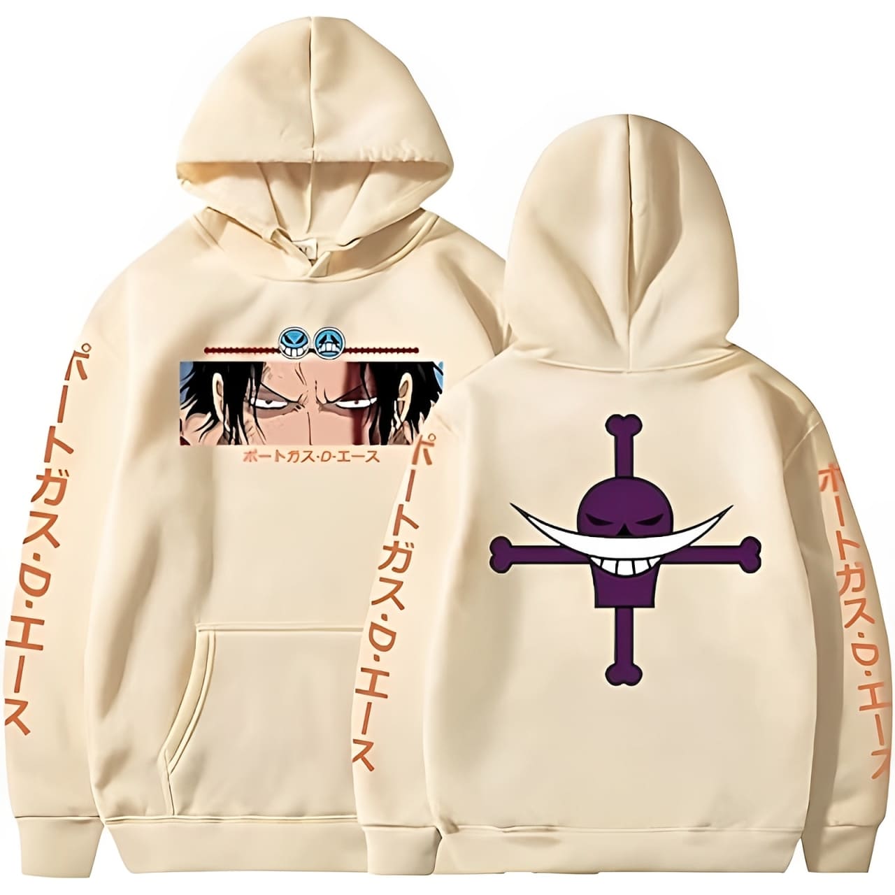sweatshirt one piece ace marine ford beige