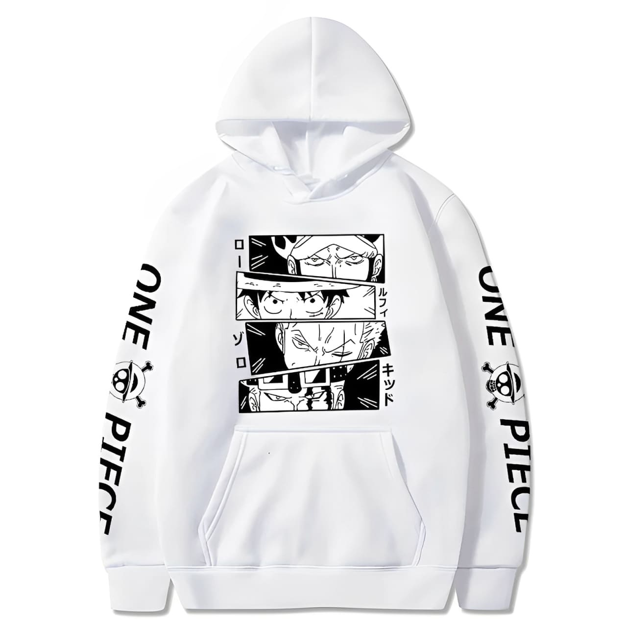 sweatshirt one piece alliance blanc