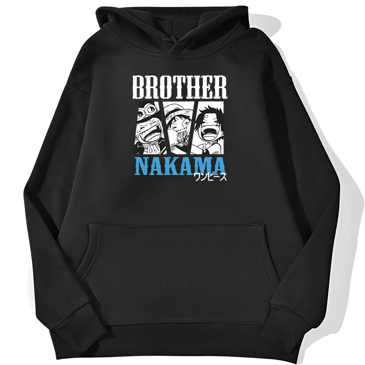 sweatshirt hoodie one piece brother nakama noir