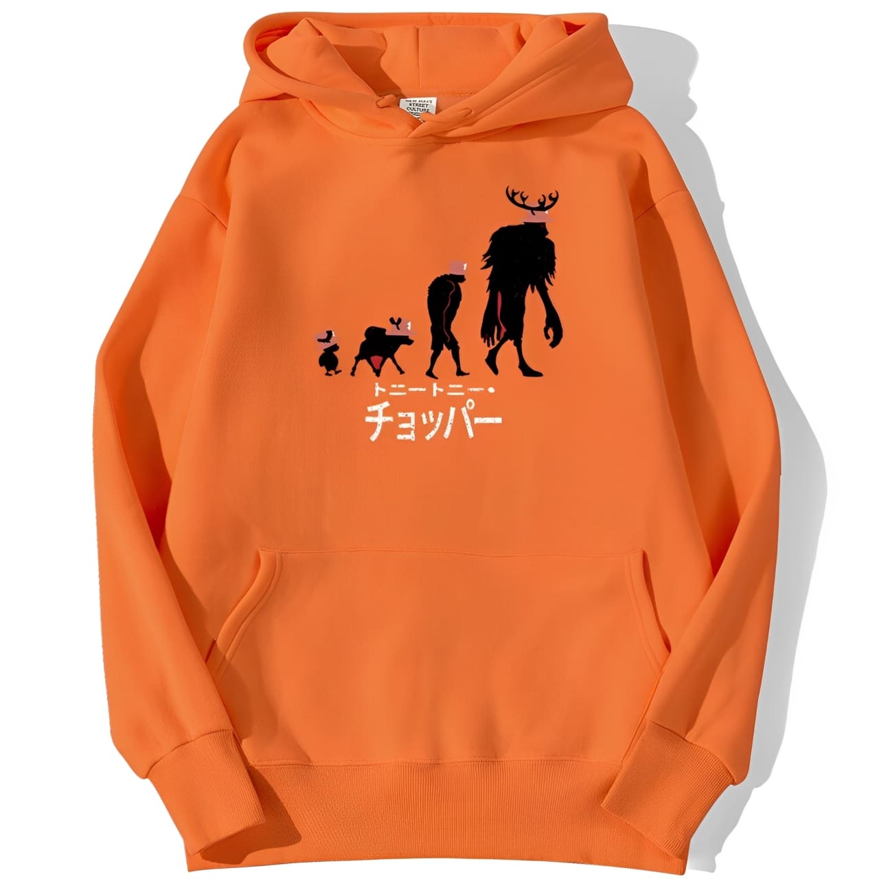 sweatshirt hoodie one piece chopper point orange