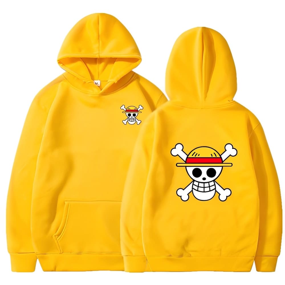 sweatshirt one piece double logo yellow