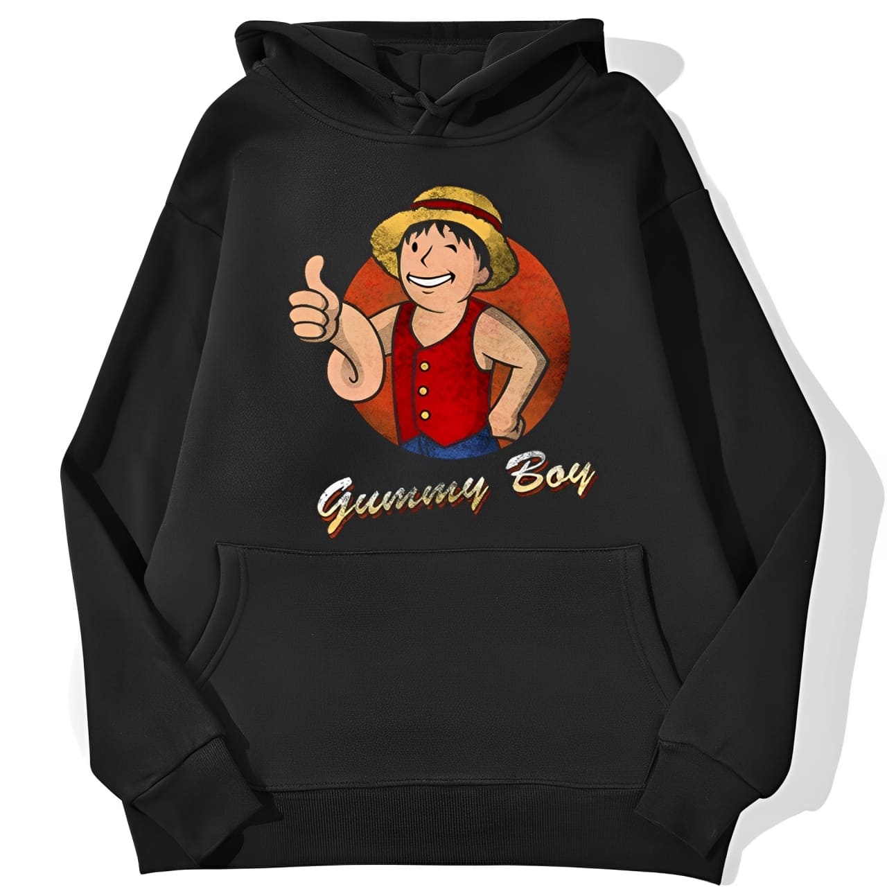 sweatshirt hoodie one piece gummy boy noir