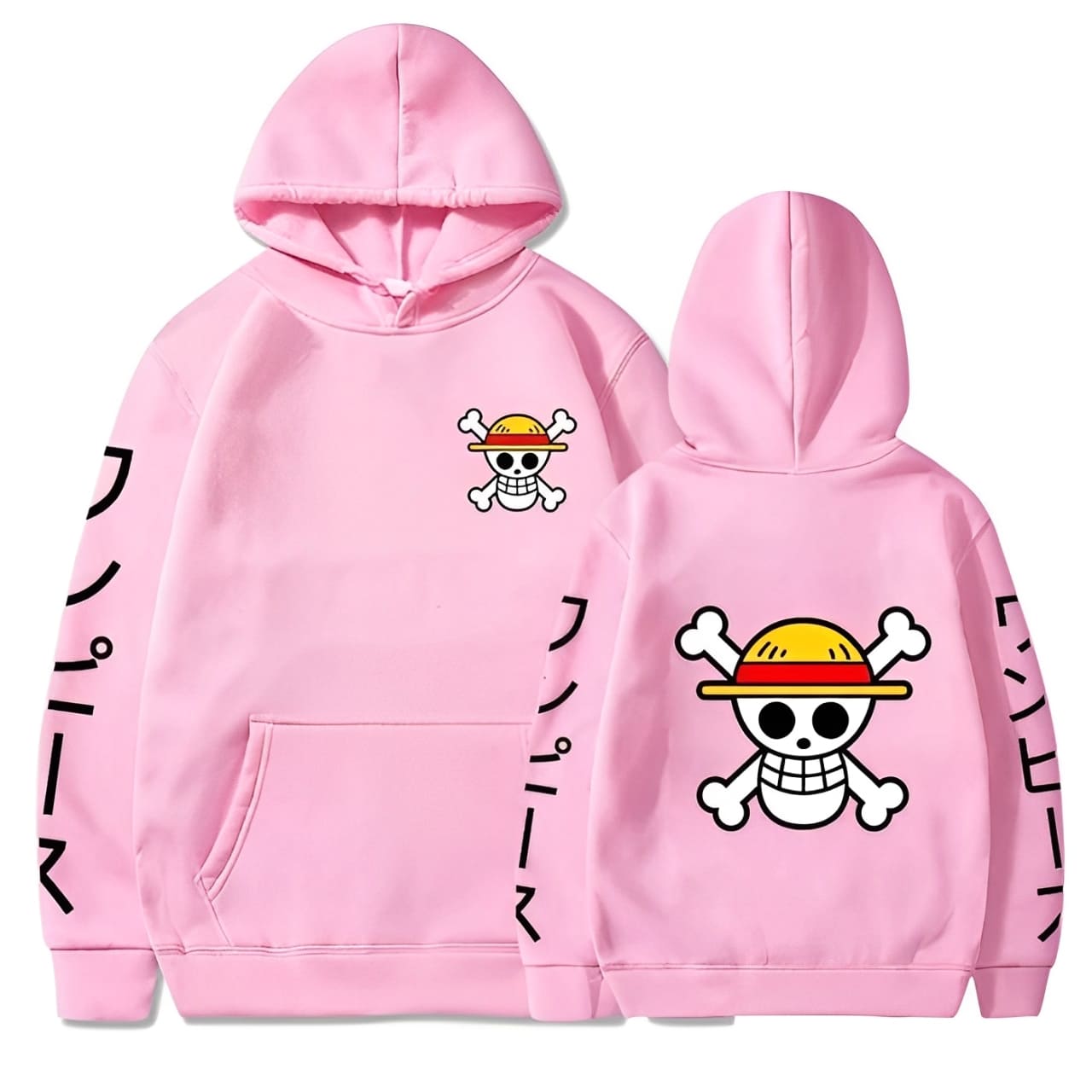 sweatshirt one piece hk double logo pink