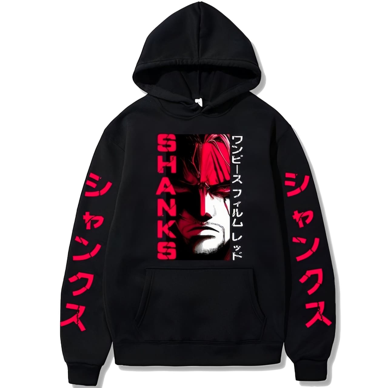 sweatshirt one piece hk shanks black