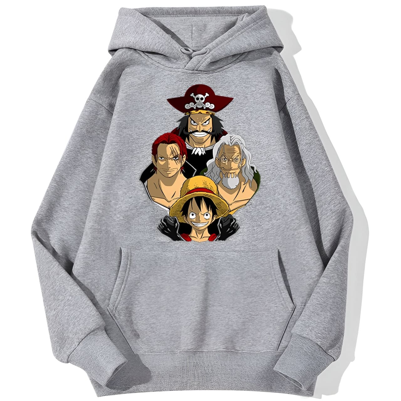 sweatshirt hoodie one piece legends gris