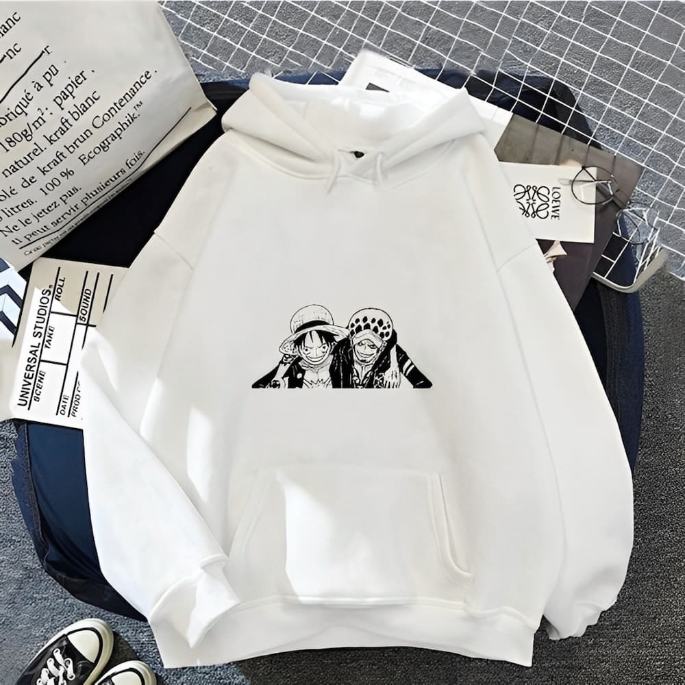 sweatshirt one piece luffy law 1