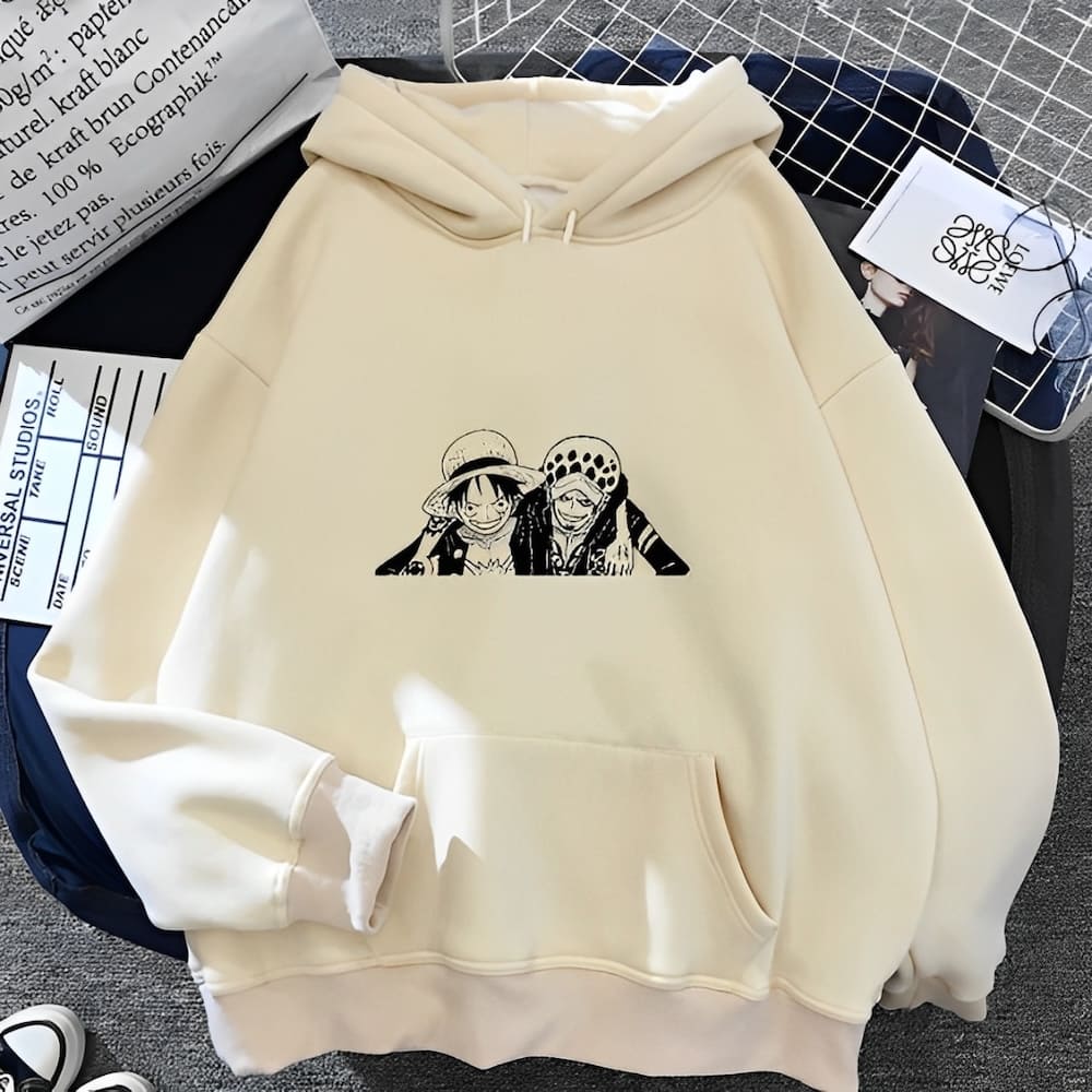 sweatshirt one piece luffy law 2
