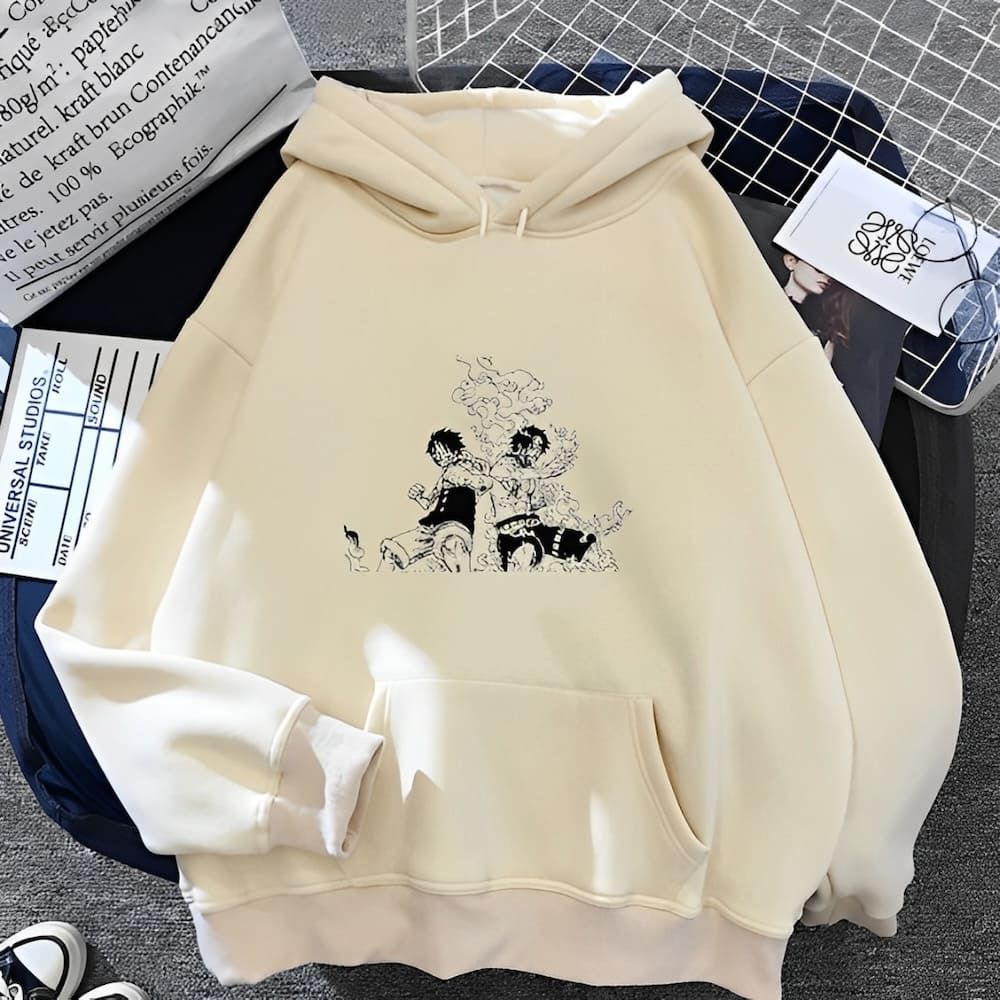 sweatshirt one piece luffy ace 1