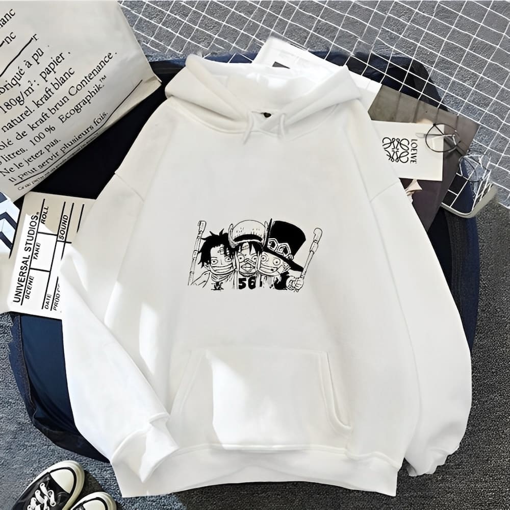 sweatshirt one piece luffy ace sabo 1