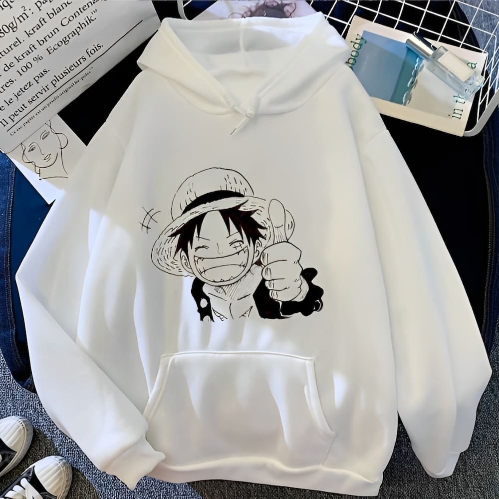 sweatshirt one piece luffy like 2