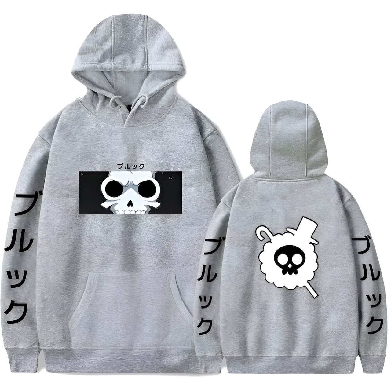 sweatshirt one piece pirate brook gris