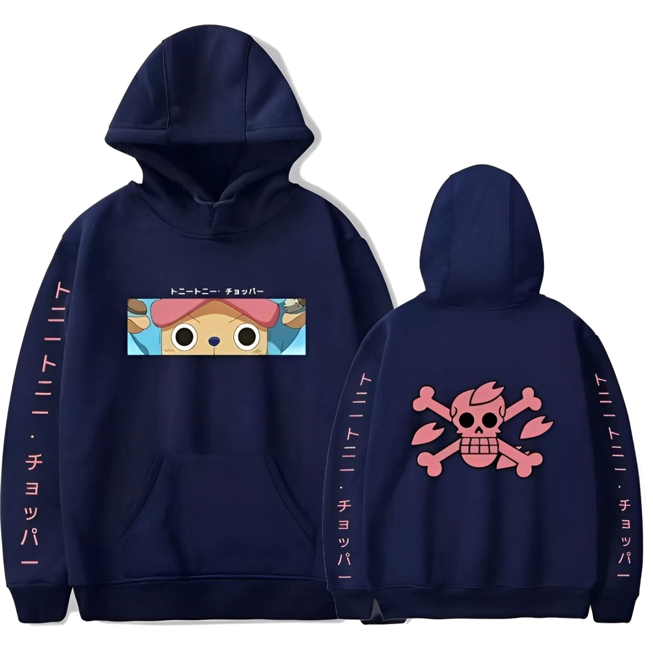 sweatshirt one piece pirate chopper bleu