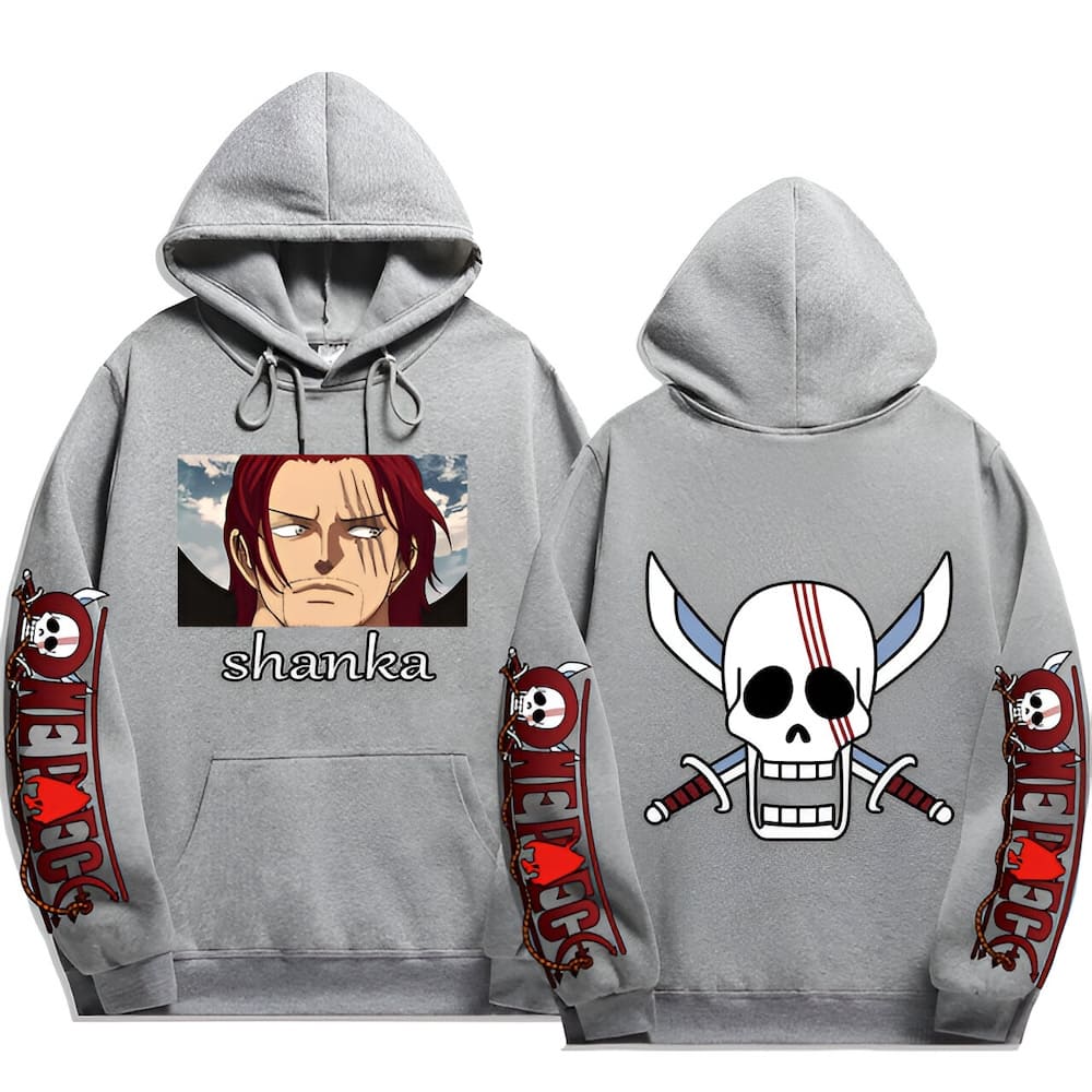 sweatshirt one piece pirate shanks roux grey