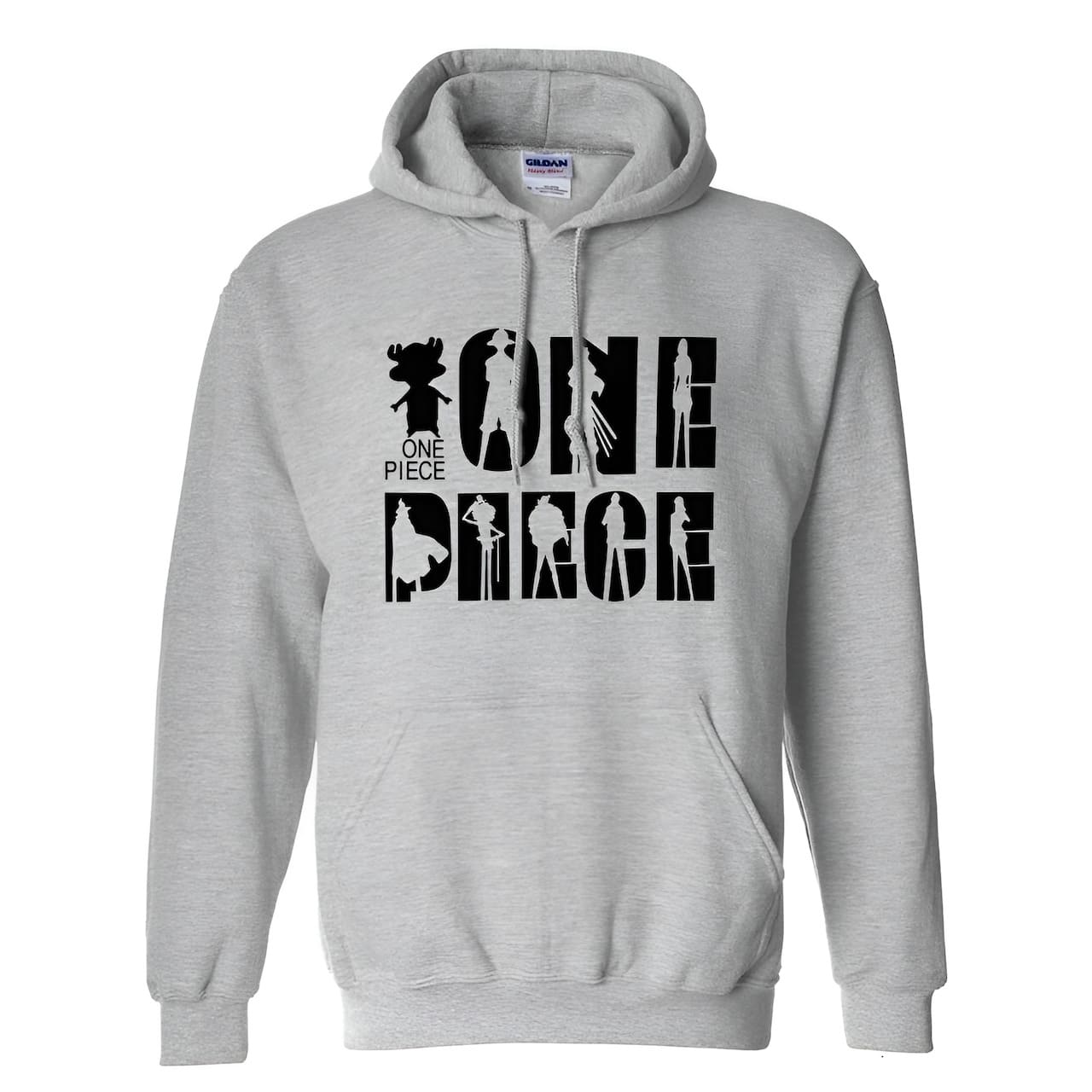 sweatshirt hoodie one piece shadows gris