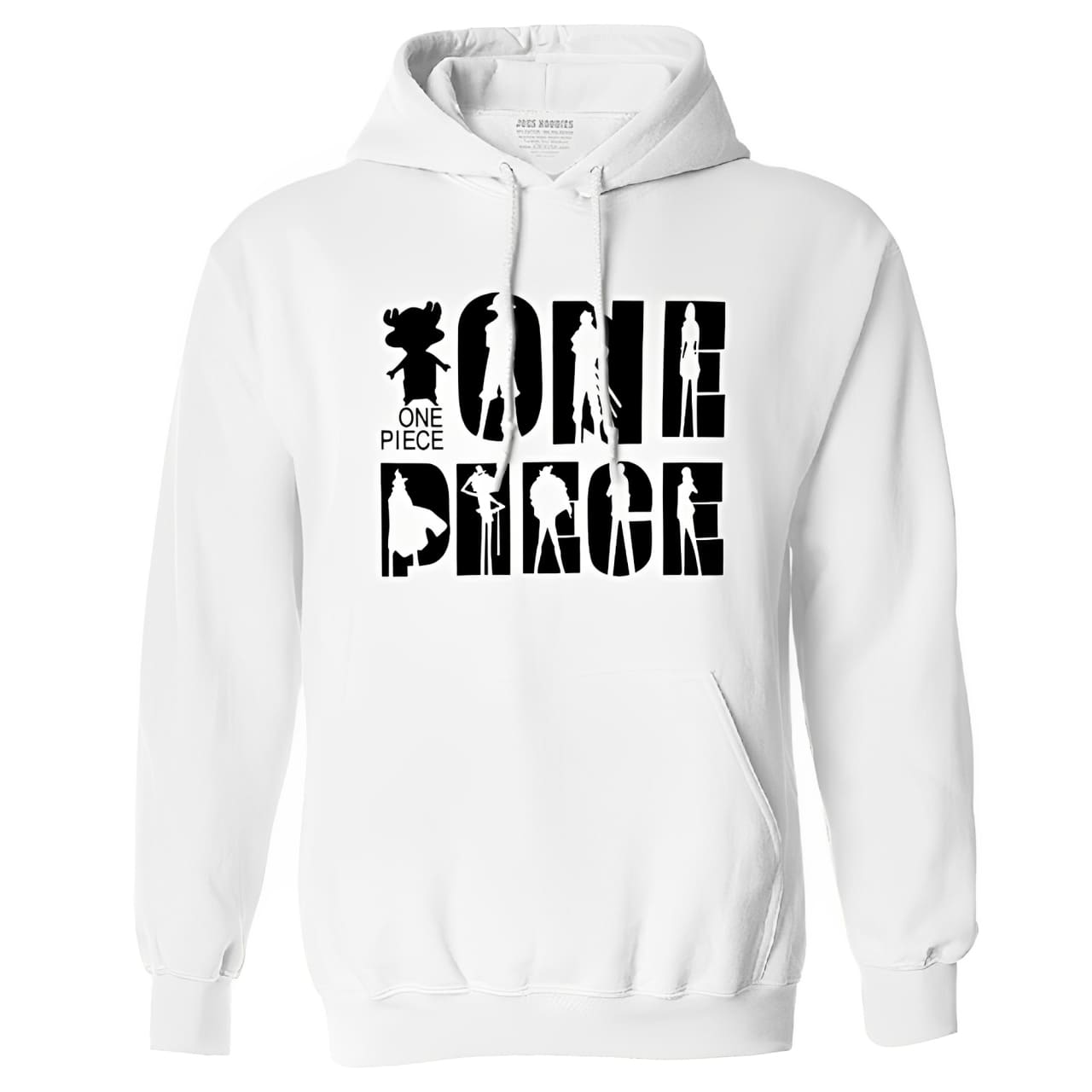 sweatshirt hoodie one piece shadows blanc
