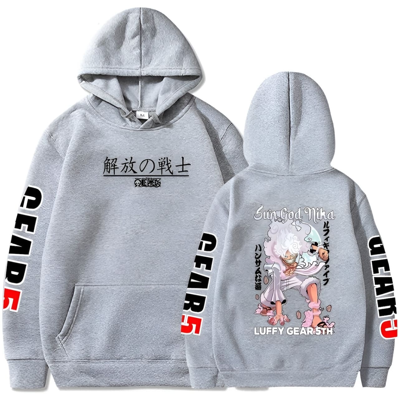 sweatshirt one piece sun god nika grey
