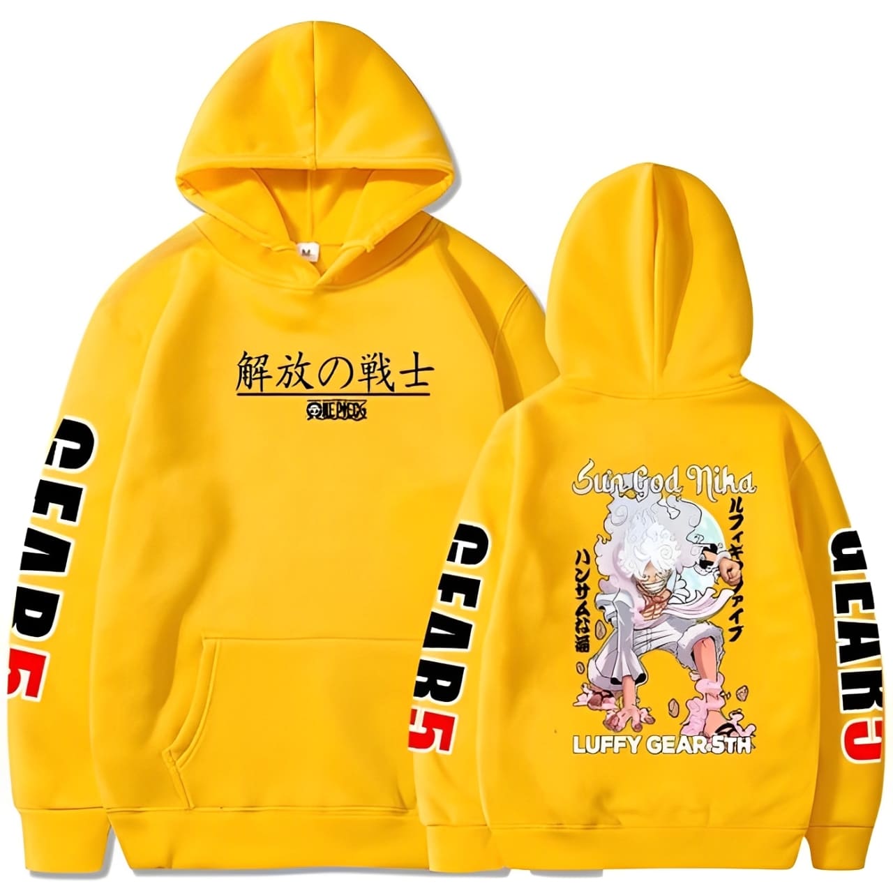 sweatshirt one piece sun god nika yellow