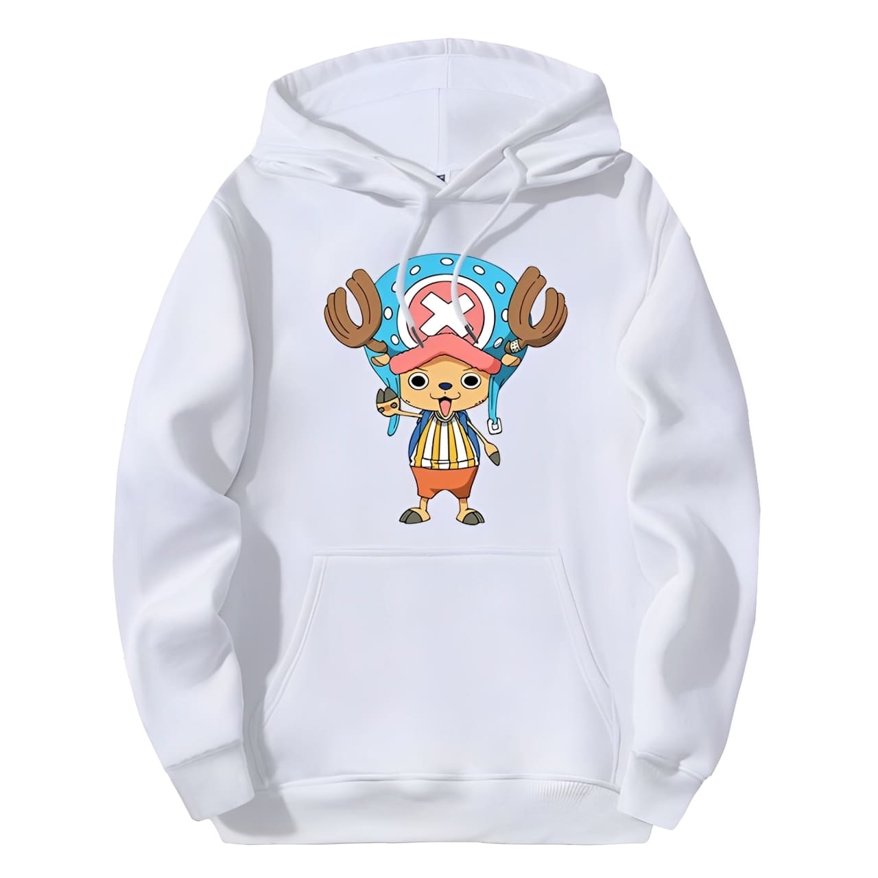 sweatshirt one piece tony chopper point white