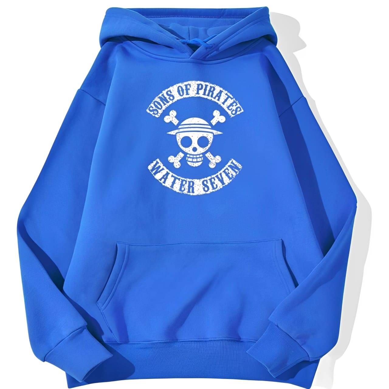 sweatshirt hoodie one piece water seven bleu