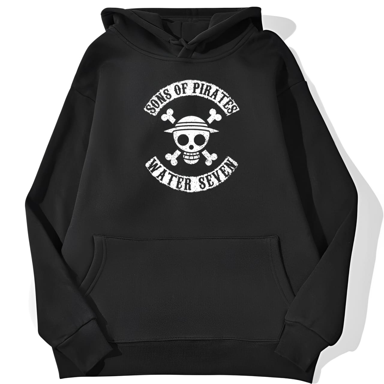 sweatshirt hoodie one piece water seven noir