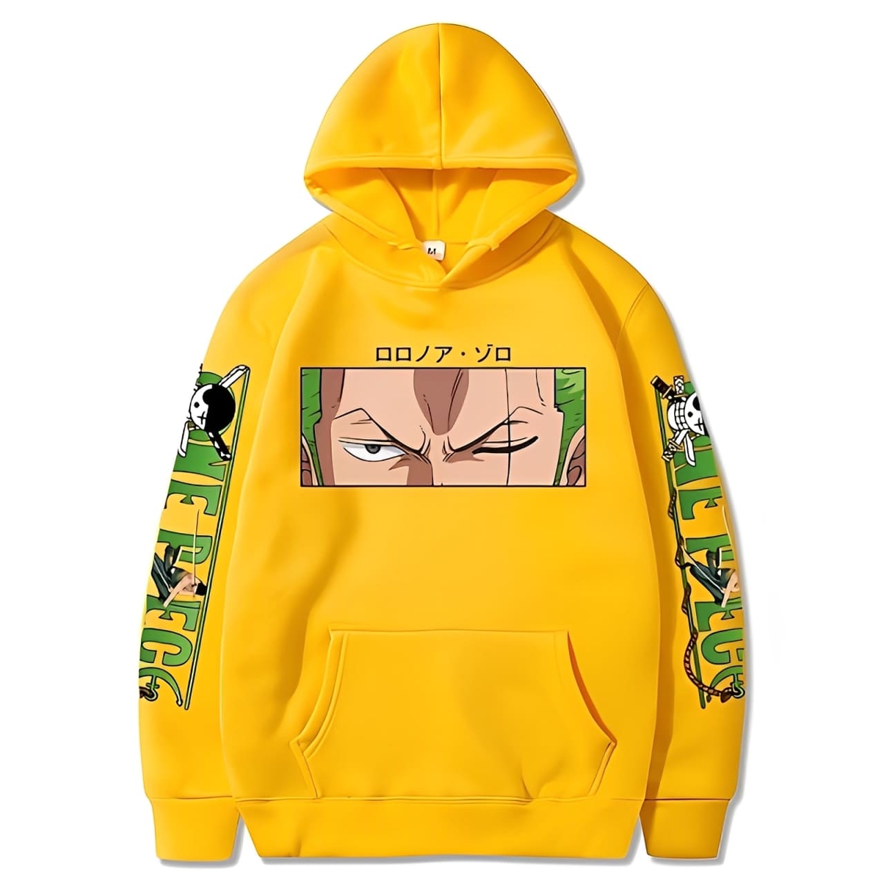 sweatshirt one piece zoro eyes yellow