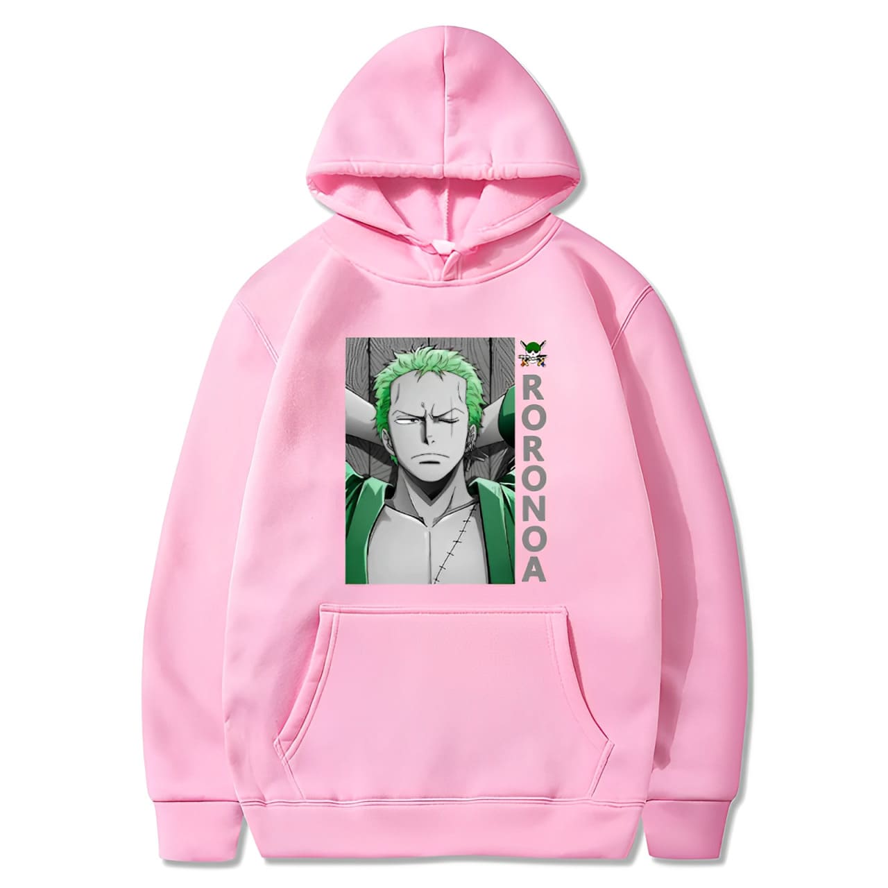 sweatshirt one piece zoro thinker pink