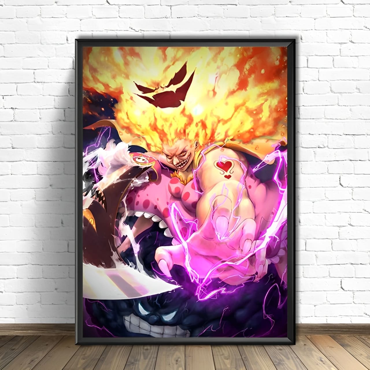 tableau toile one piece big mom hungry 1