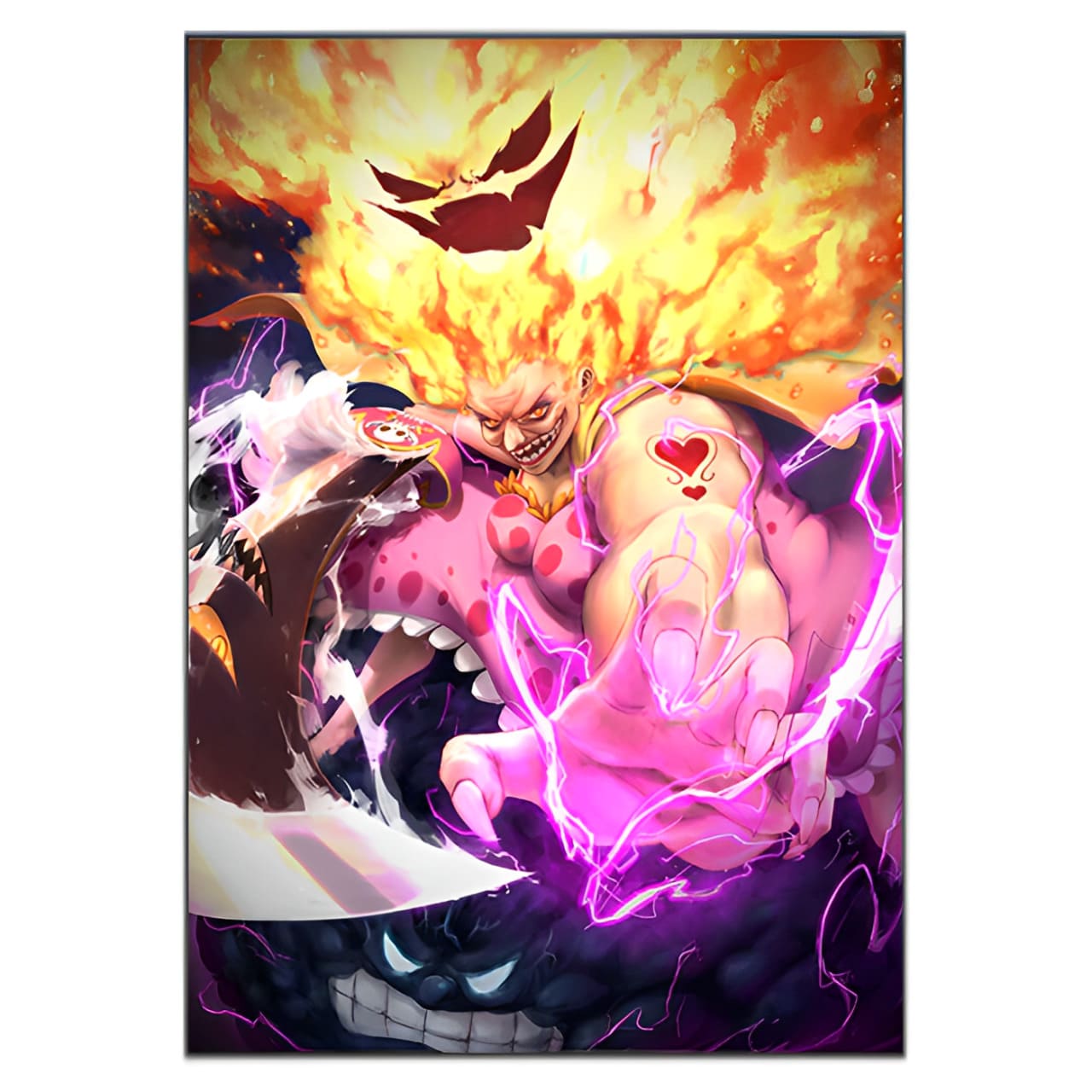 tableau toile one piece big mom hungry 3