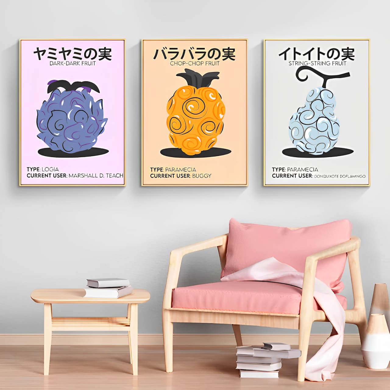 tableau toile one piece chop chop fruit 2