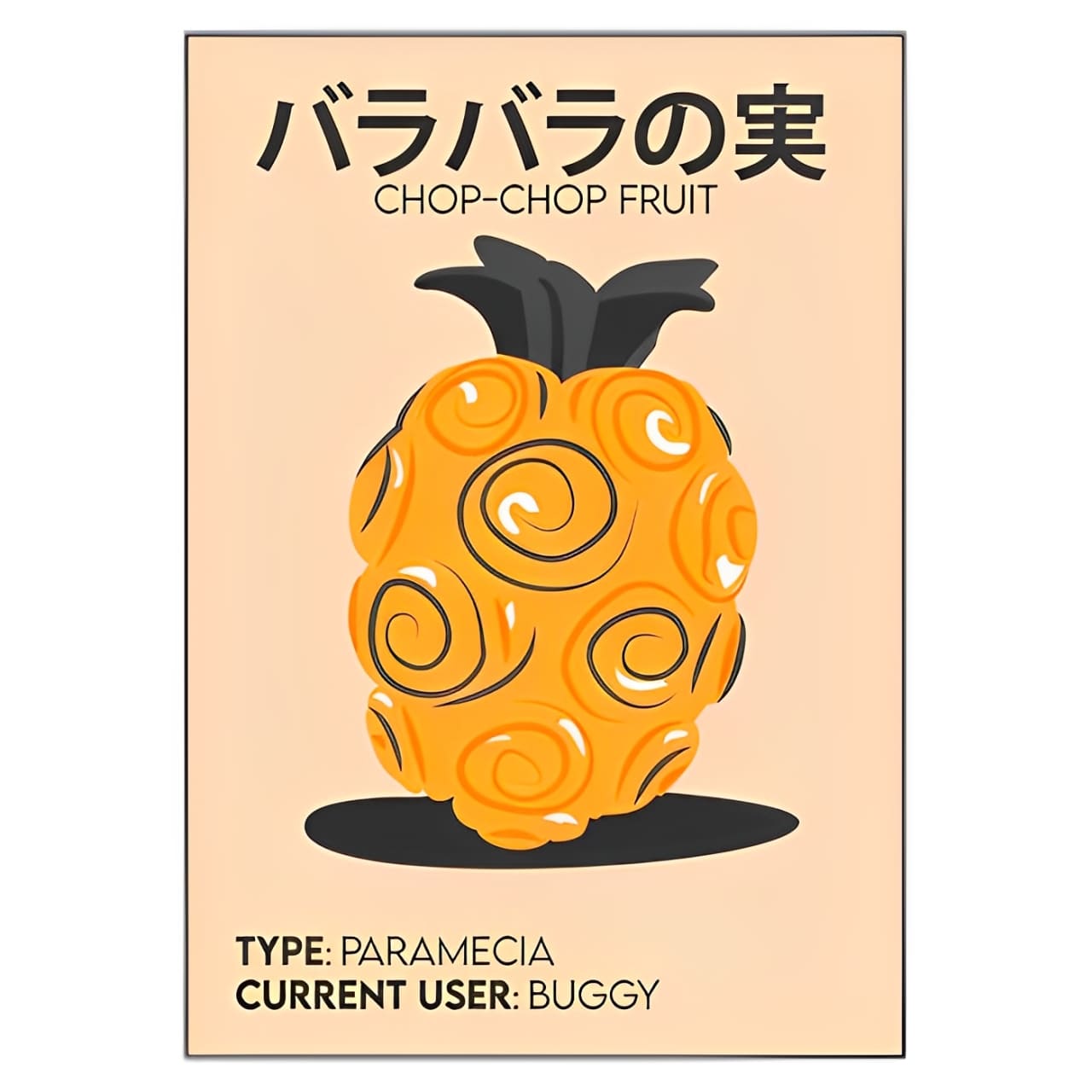 tableau toile one piece chop chop fruit 3