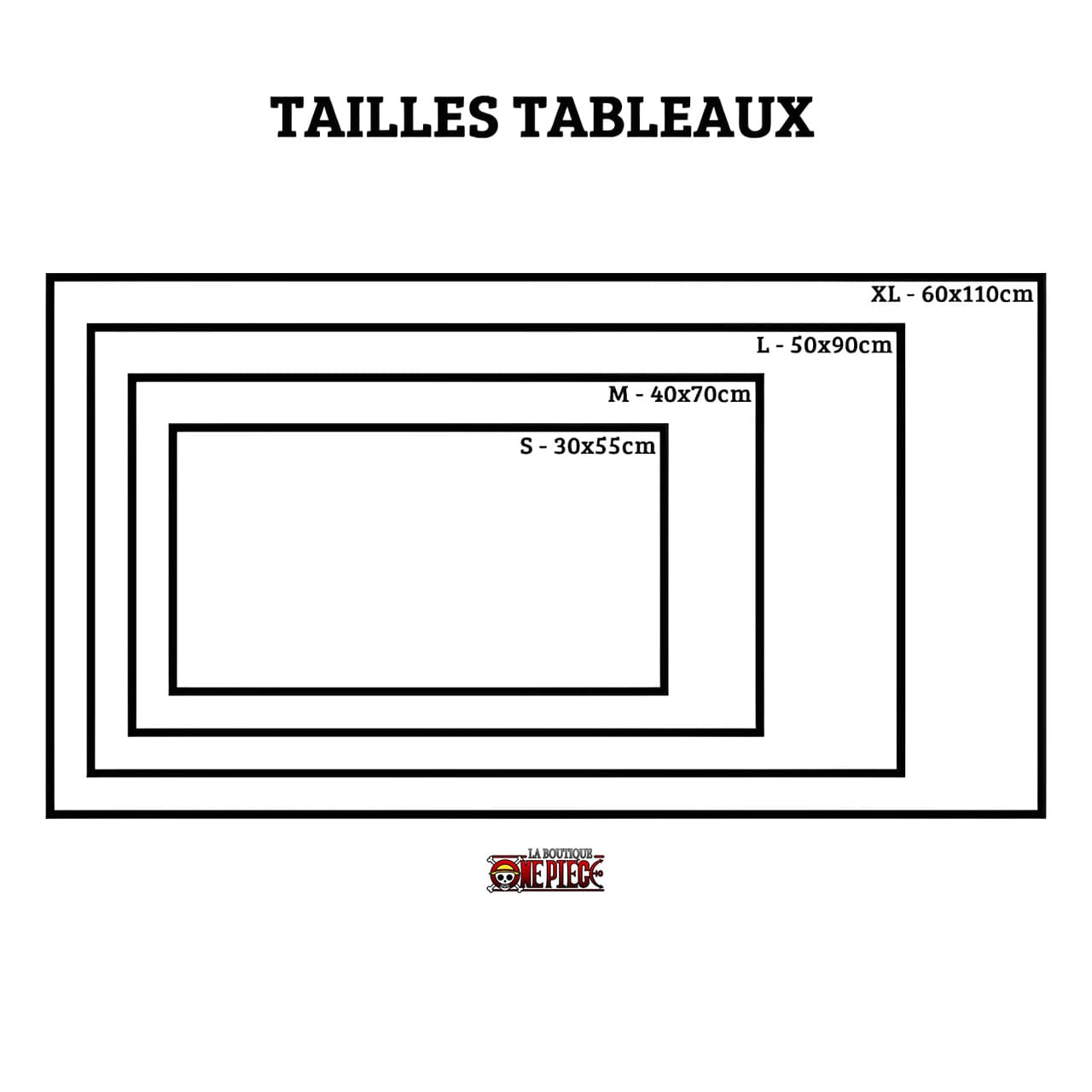 tailles toiles tableaux la boutique one piece canvas paysage 3